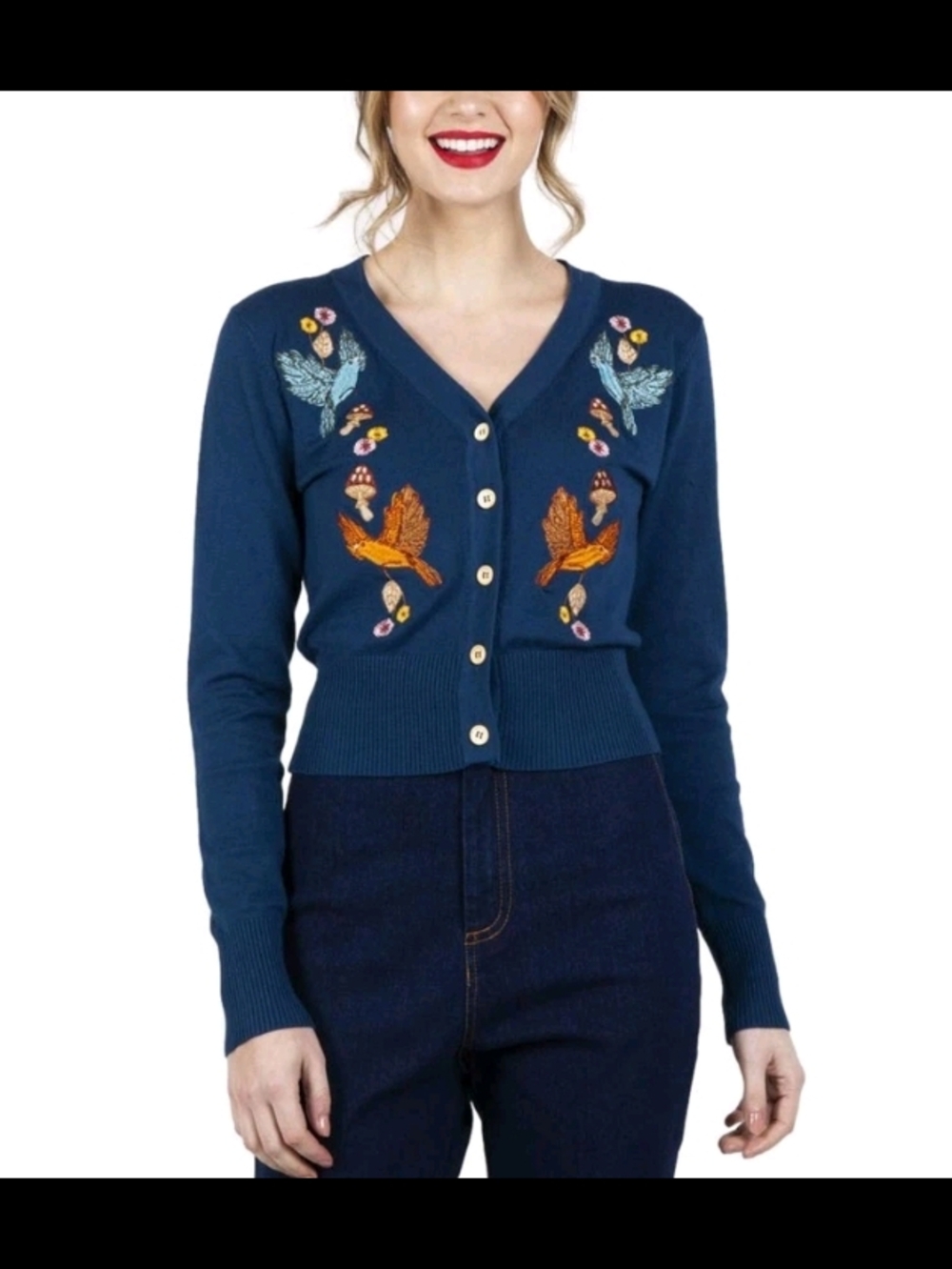 Voodoo Vixen Ginny Woodland 1940s Cardigan